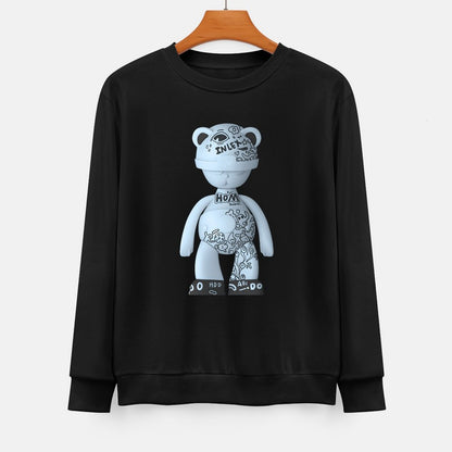 IPIB 250g Crew Neck Long Sleeve Sweatshirt Front GraphicCrew Neck Long Sleeve Sweatshirt6000109-1