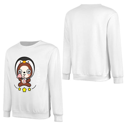 Front Patterned Long Sleeve TopNeutral Neat