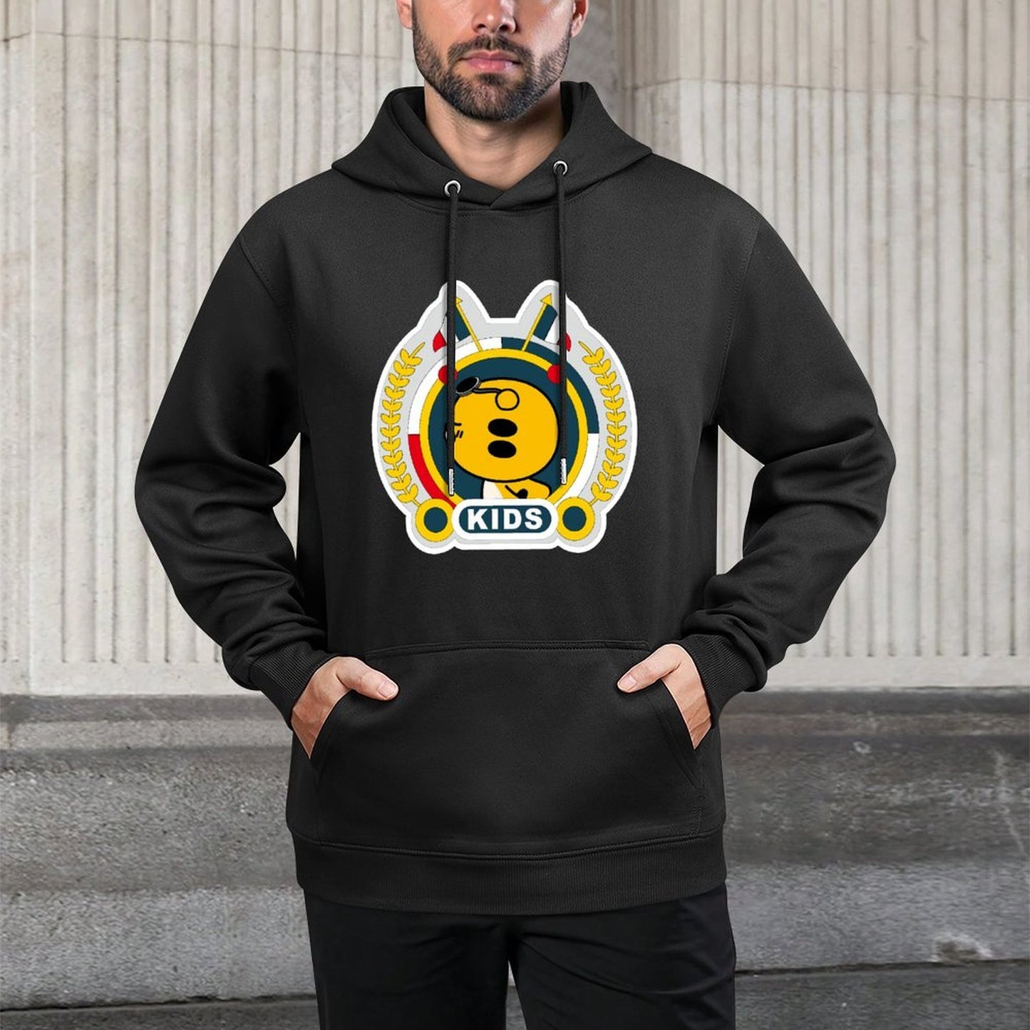 IPBR 250g Hooded Pocket Sweatshirt Front GraphicMen's Hooded  Sweatshirt4000695