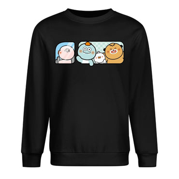 Front Patterned Long Sleeve TopStreet EverydayTee