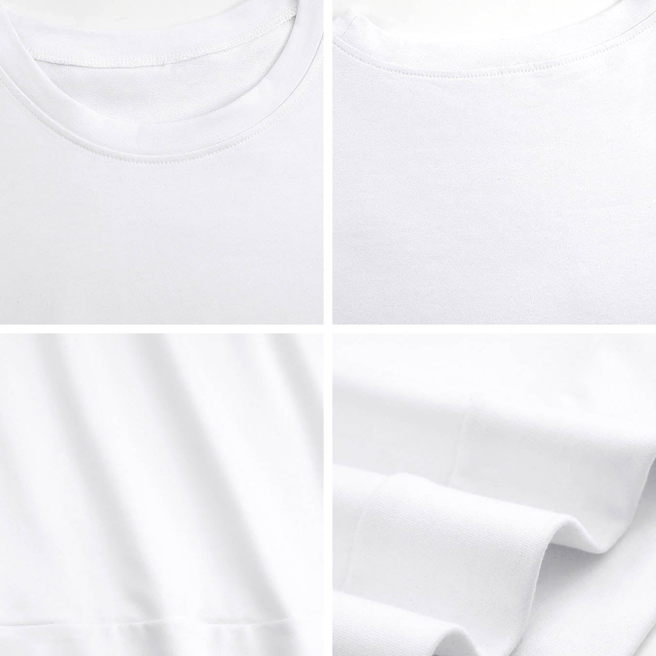 240g Crew Neck Sweatshirt - White