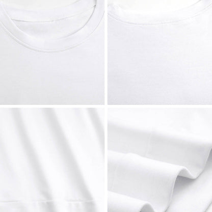 240g Crew Neck Sweatshirt - White-back