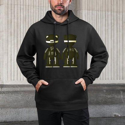 IPIB 250g Hooded Pocket Sweatshirt Front GraphicMen's Hooded  Sweatshirt6000093-1