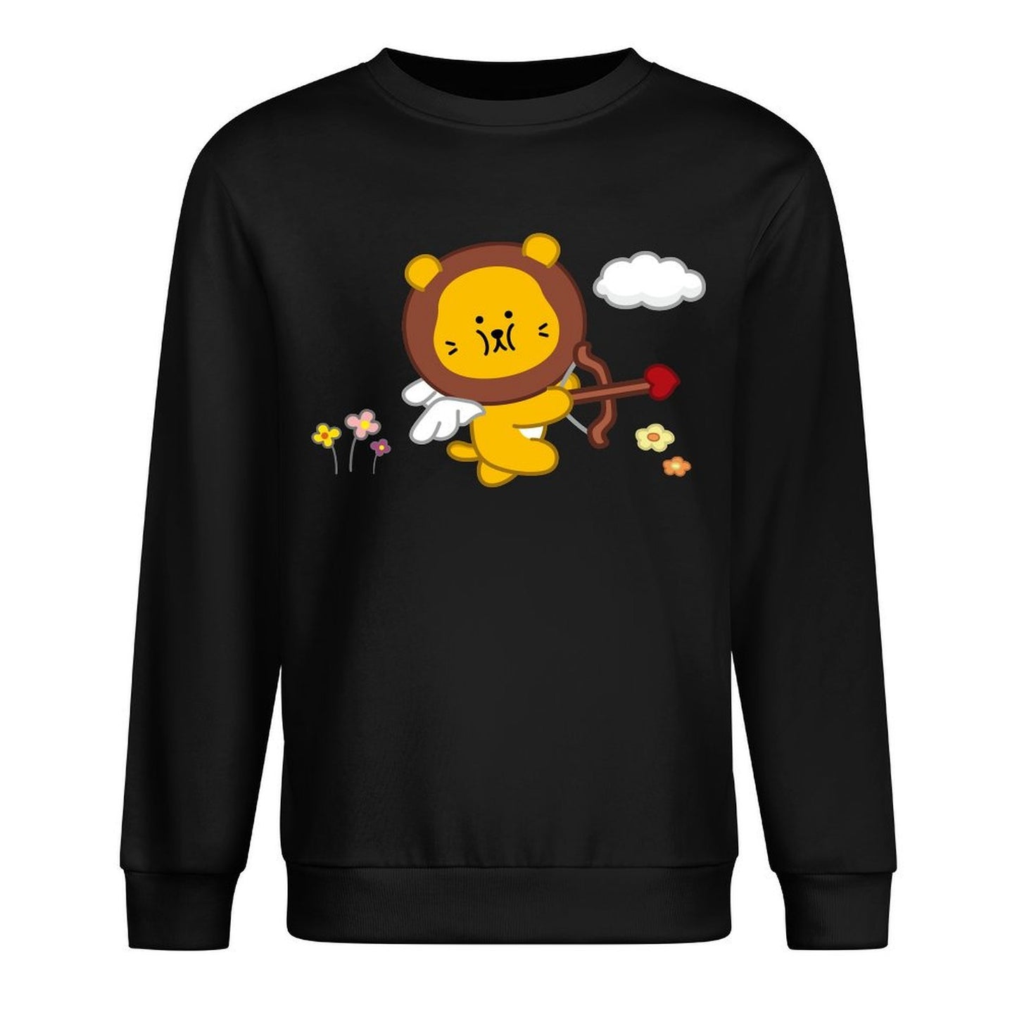 Front Patterned Long Sleeve TopVintage Fade-Proof