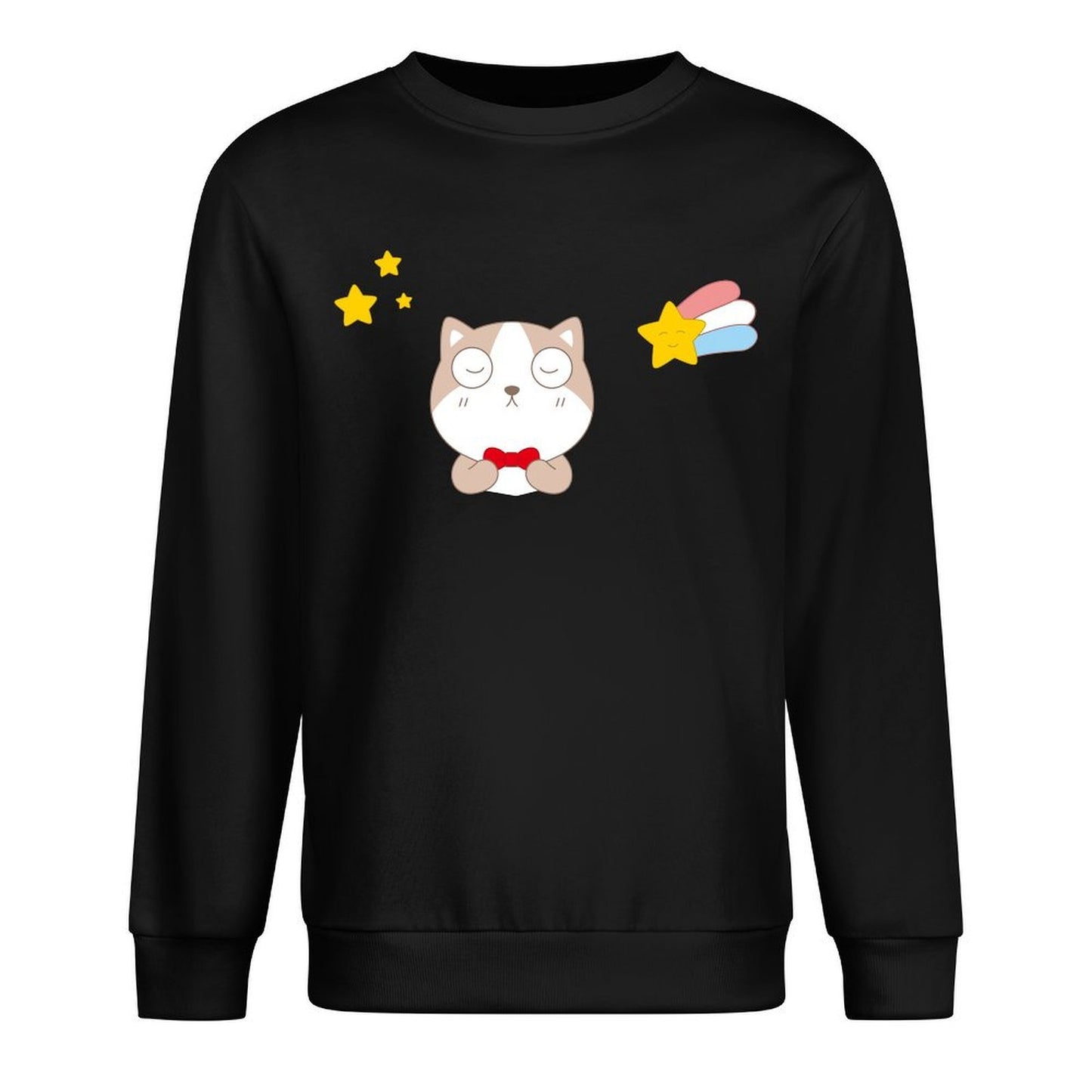 Front Patterned Long Sleeve TopDailyFit Clean Edges