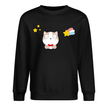 Front Patterned Long Sleeve TopDailyFit Clean Edges