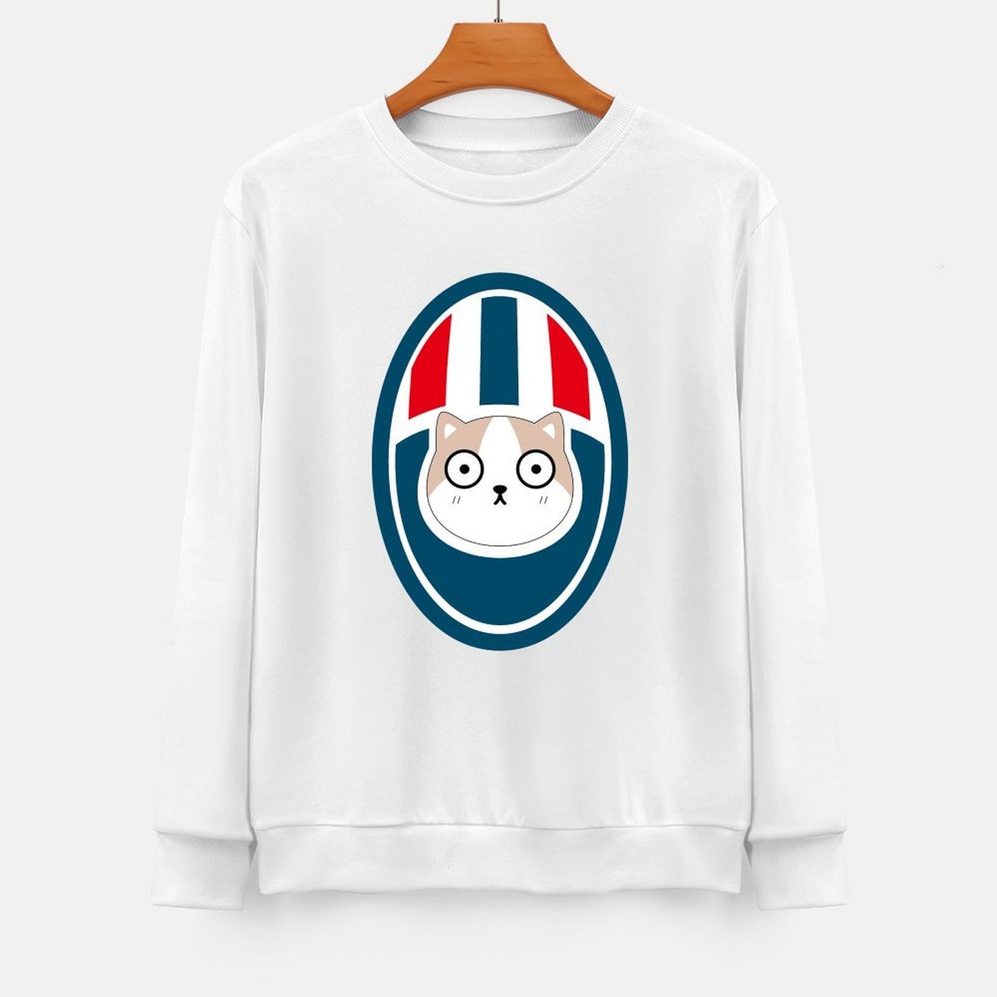 Front Patterned Long Sleeve TopAllSeason Breathable