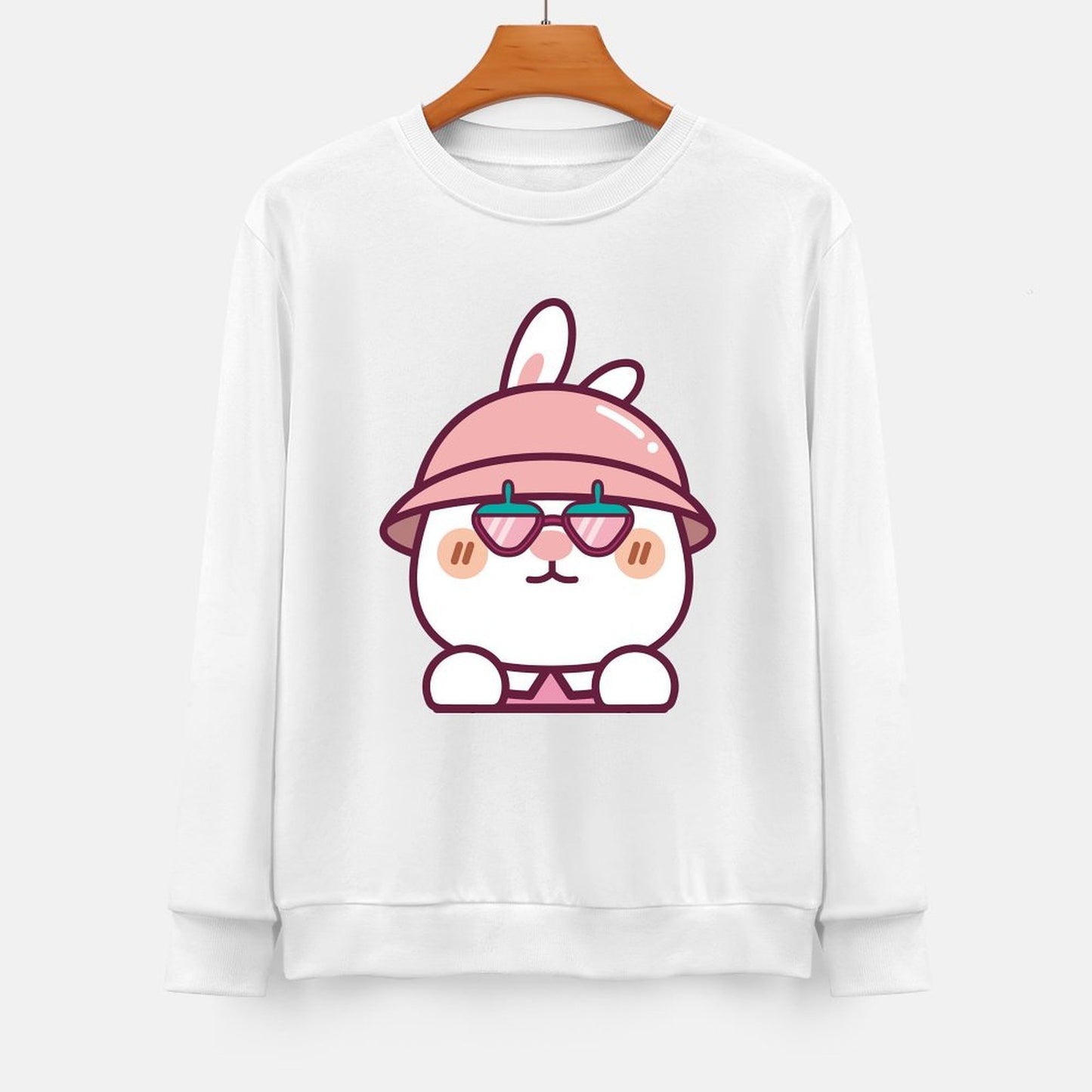 Front Patterned Long Sleeve TopSoftFeel ActiveStyle