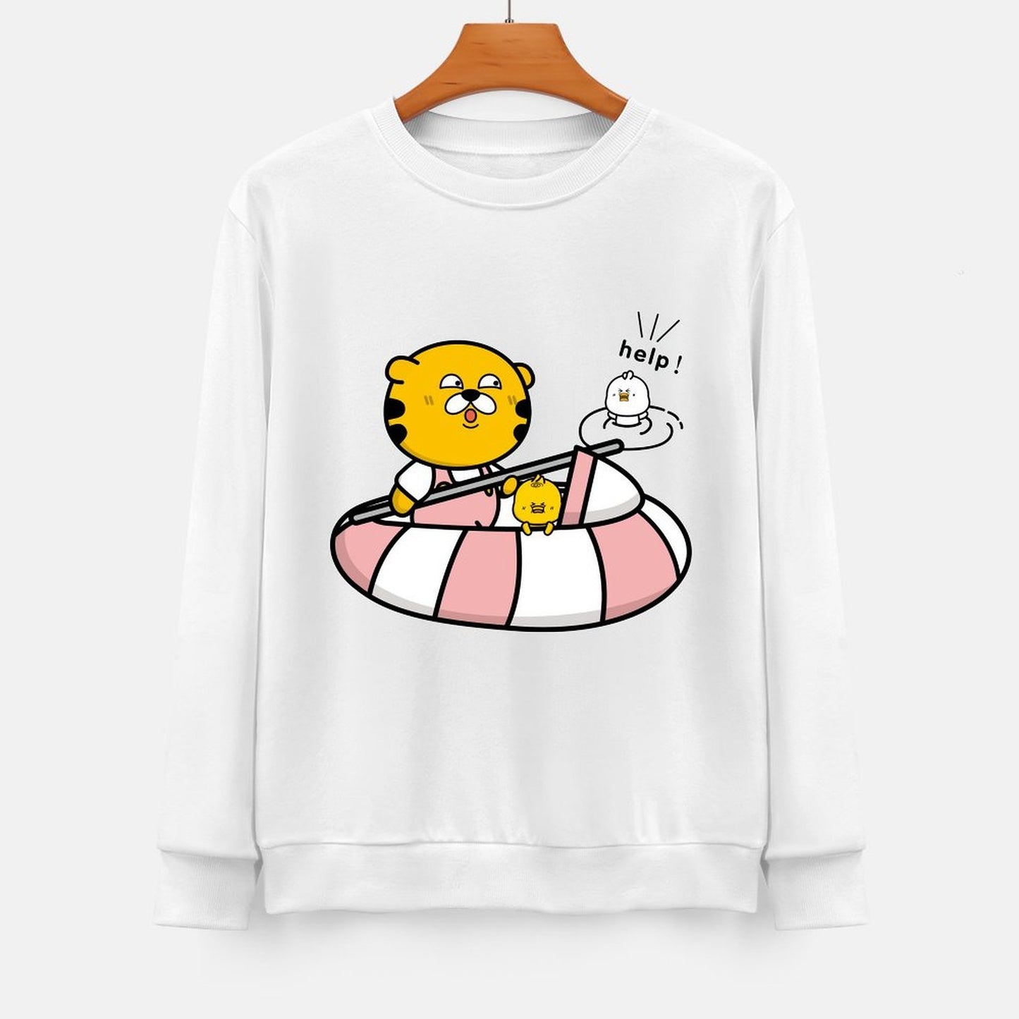 Front Patterned Long Sleeve TopRegularFit PremiumSeries