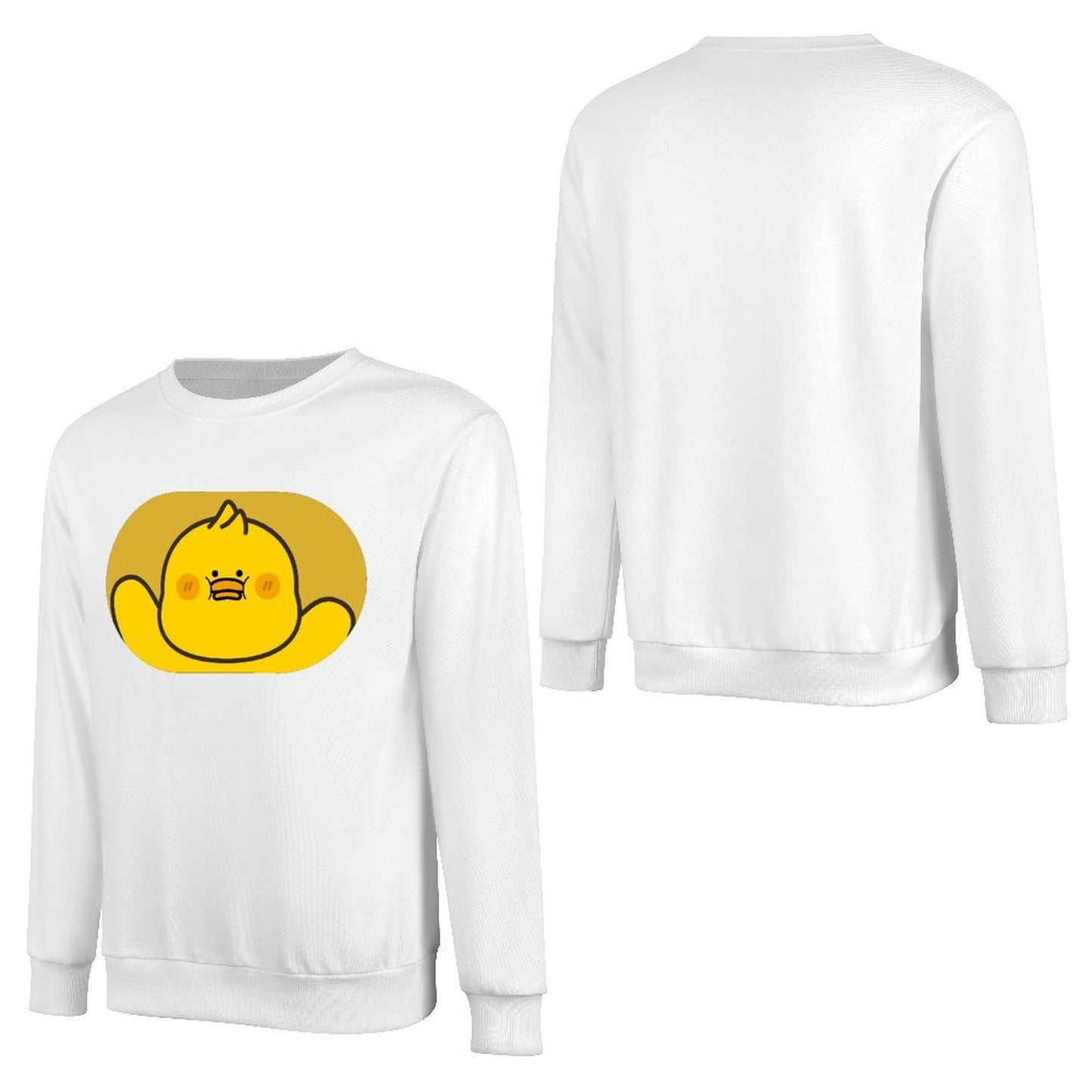 Front Patterned Long Sleeve TopStreet Easy-Care