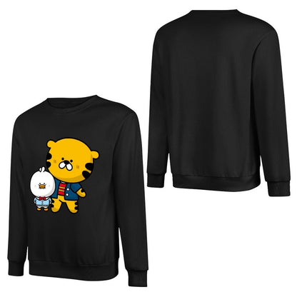 Front Patterned Long Sleeve TopBold Wrinkle-Free
