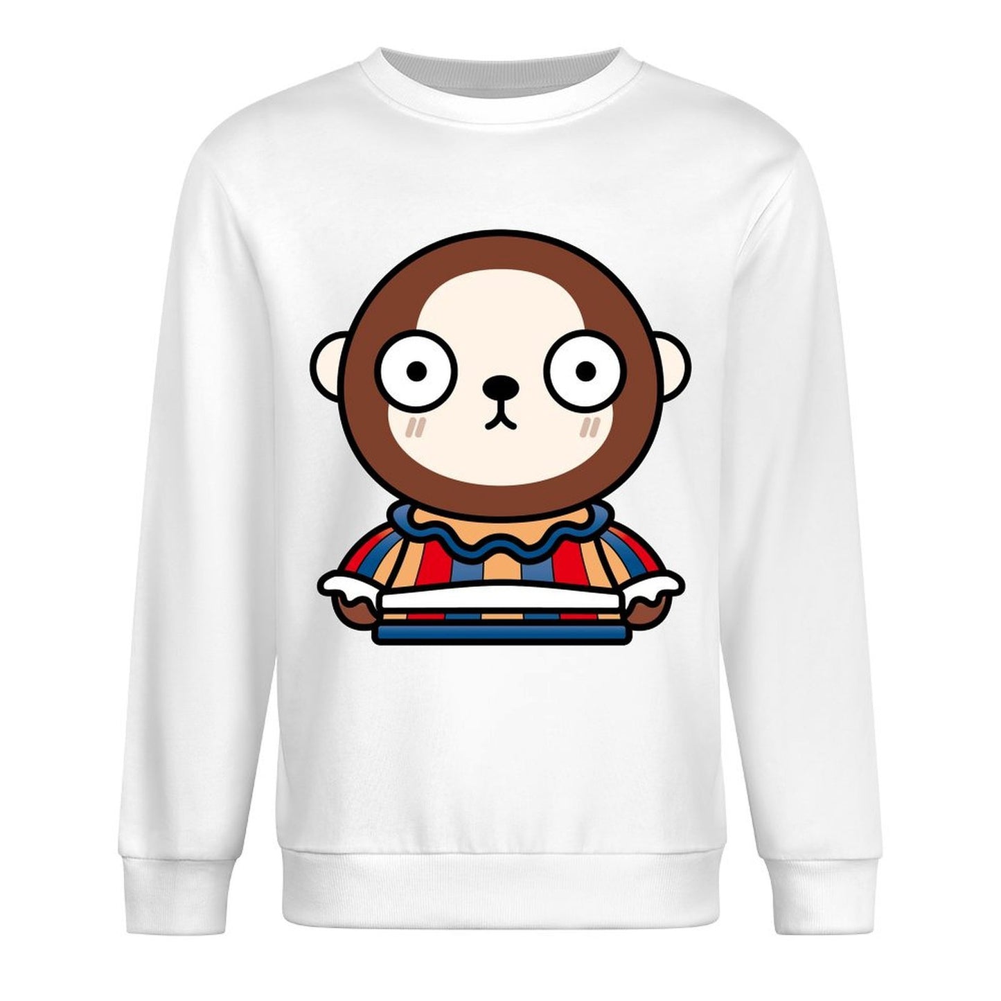 Front Patterned Long Sleeve TopOriginal StreetStyle