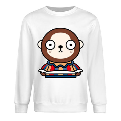 Front Patterned Long Sleeve TopOriginal StreetStyle