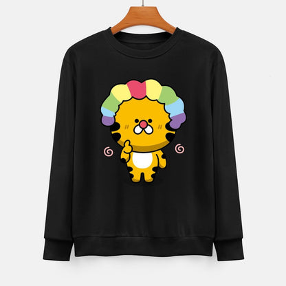  Front Patterned Long Sleeve TopRetro TrueStyle