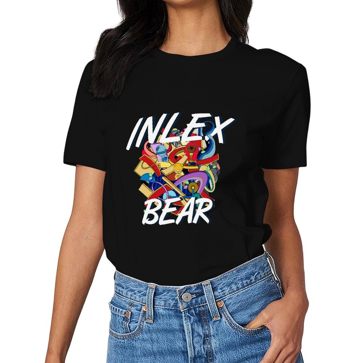 Inlex Bear T-shirtsSoftFeel Tear-Resistant T-Shirt
