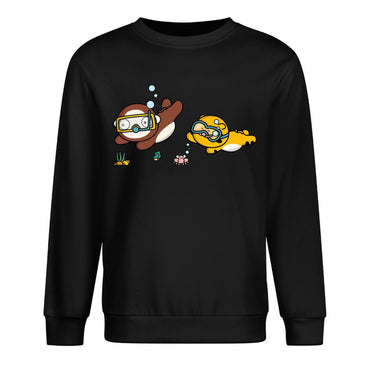 Front Patterned Long Sleeve TopModern Clean Edges