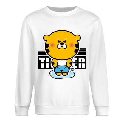 Front Patterned Long Sleeve TopHigh-Quality Sharp