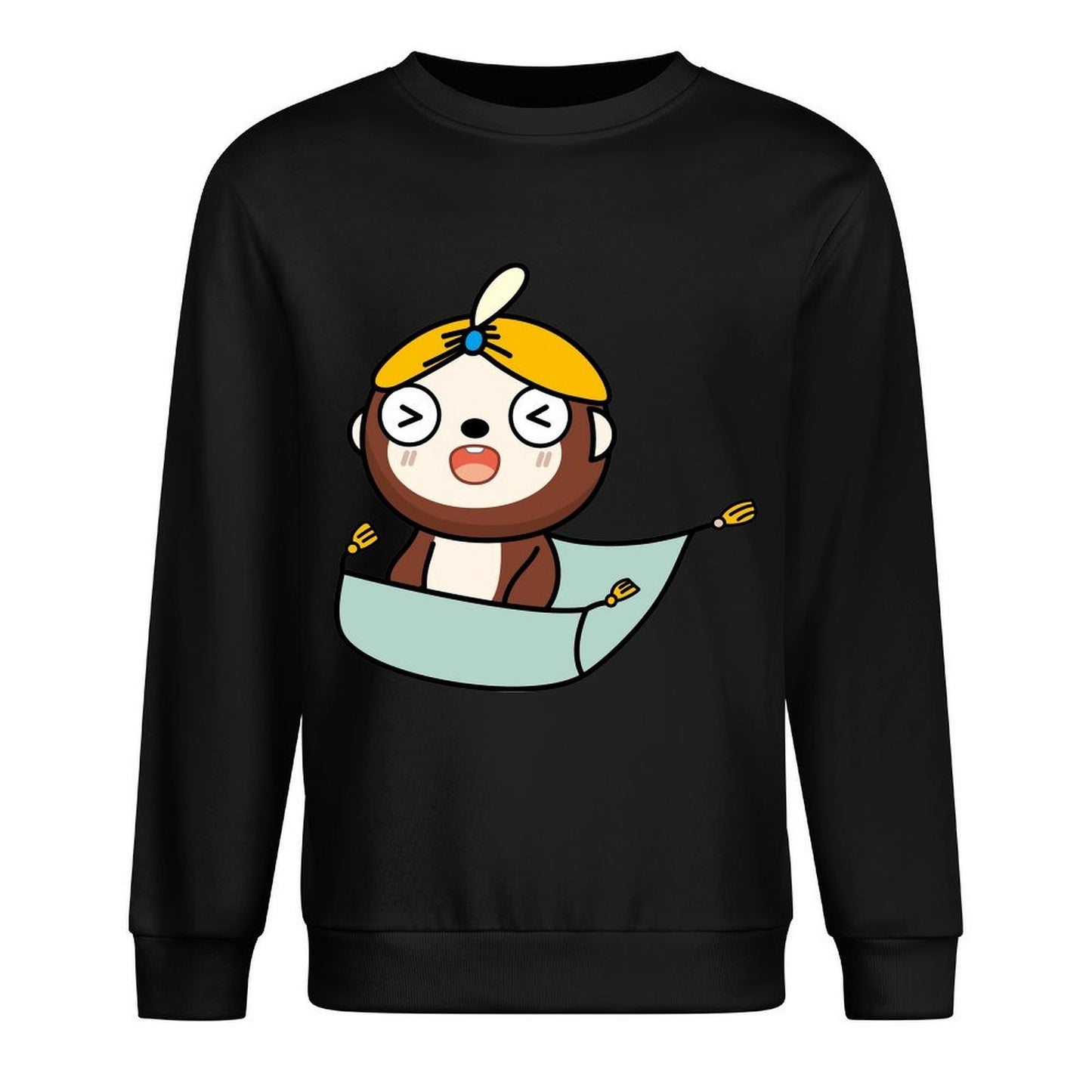 Front Patterned Long Sleeve TopPrinted Fresh