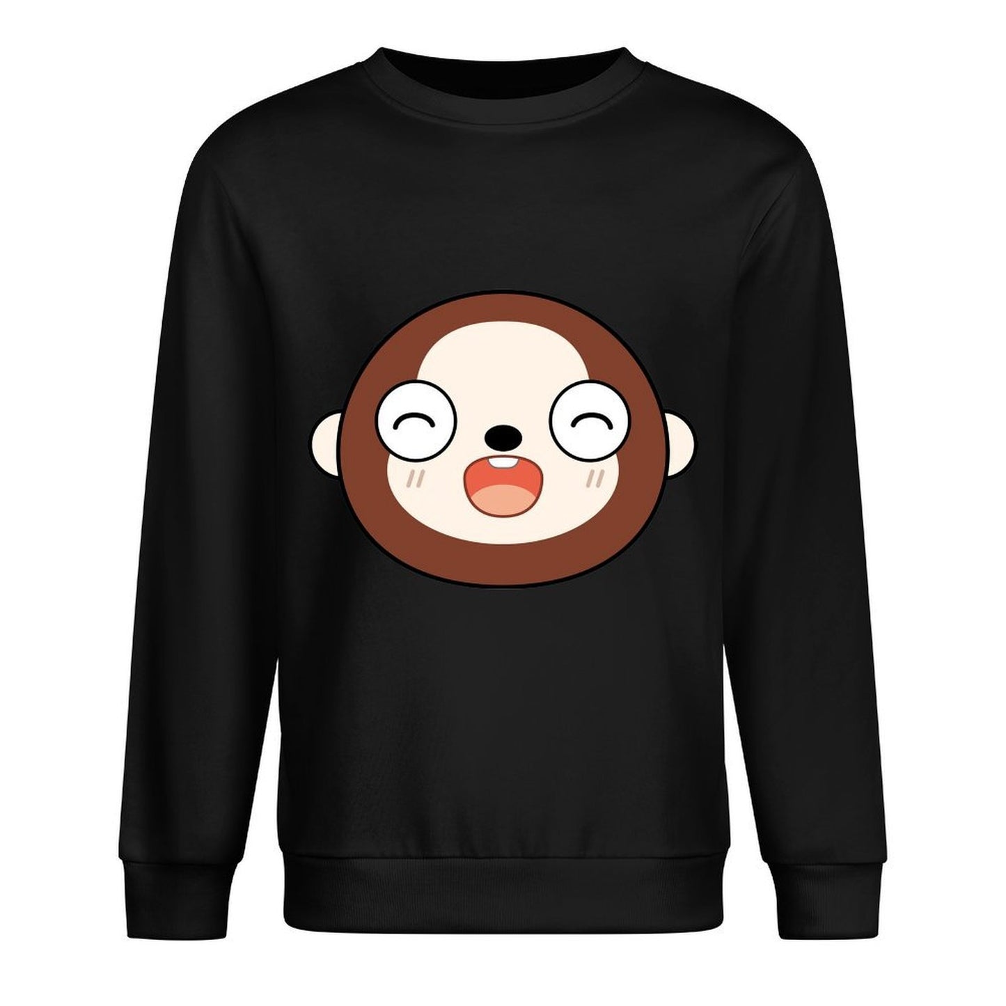 Front Patterned Long Sleeve TopHigh-Quality Slim Fit