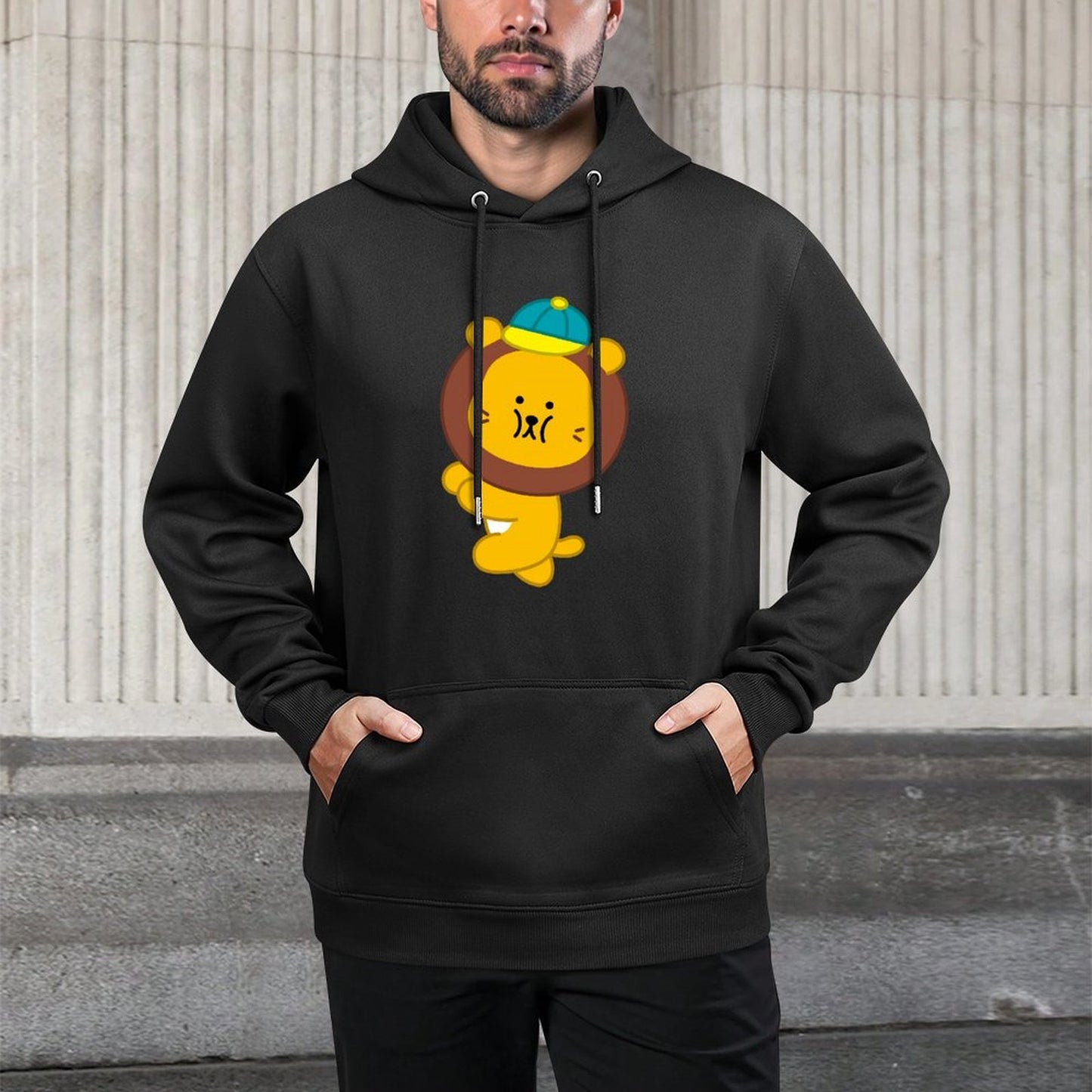 IPBR 250g Hooded Pocket Sweatshirt Front GraphicMen's Hooded  Sweatshirt4000727