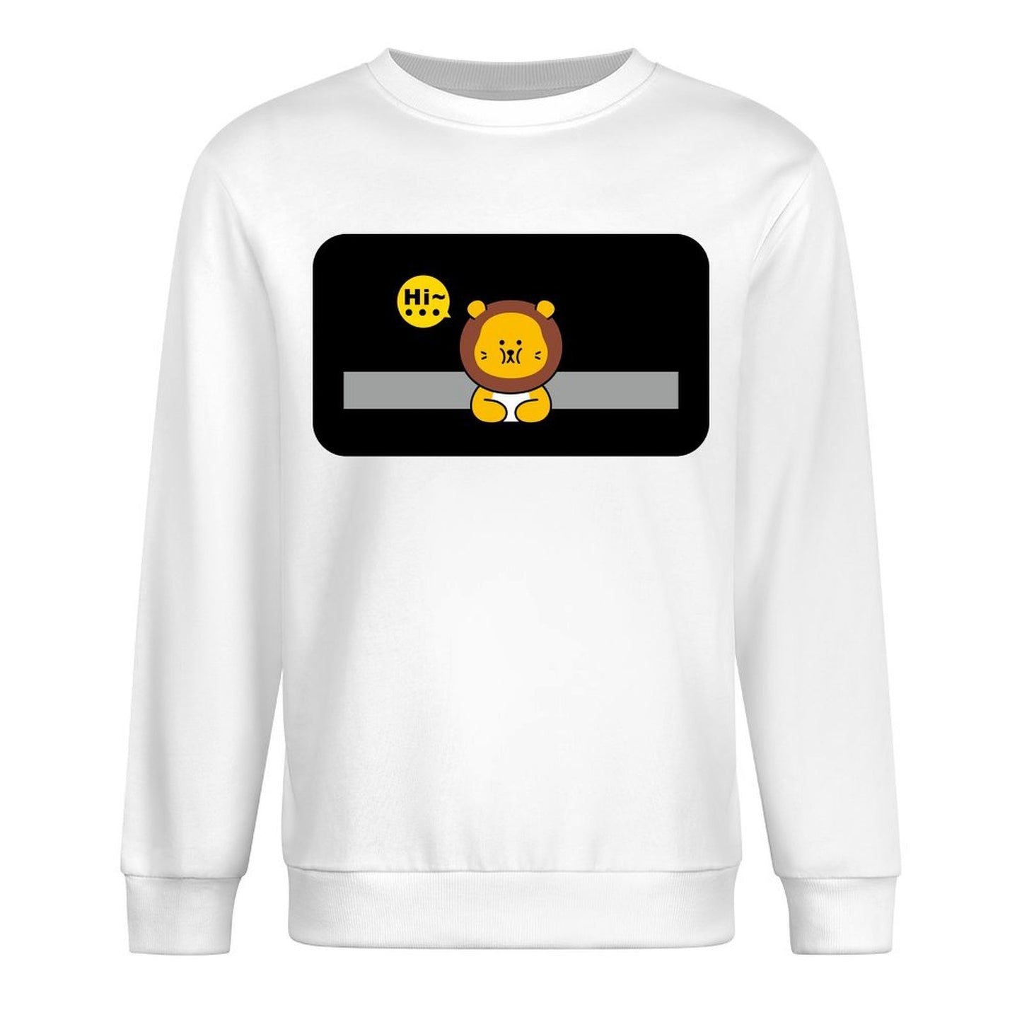 Front Patterned Long Sleeve TopLong Lasting Clean