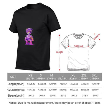 Inlex Bear T-shirtsMinimalist Double-Stitched T-Shirt