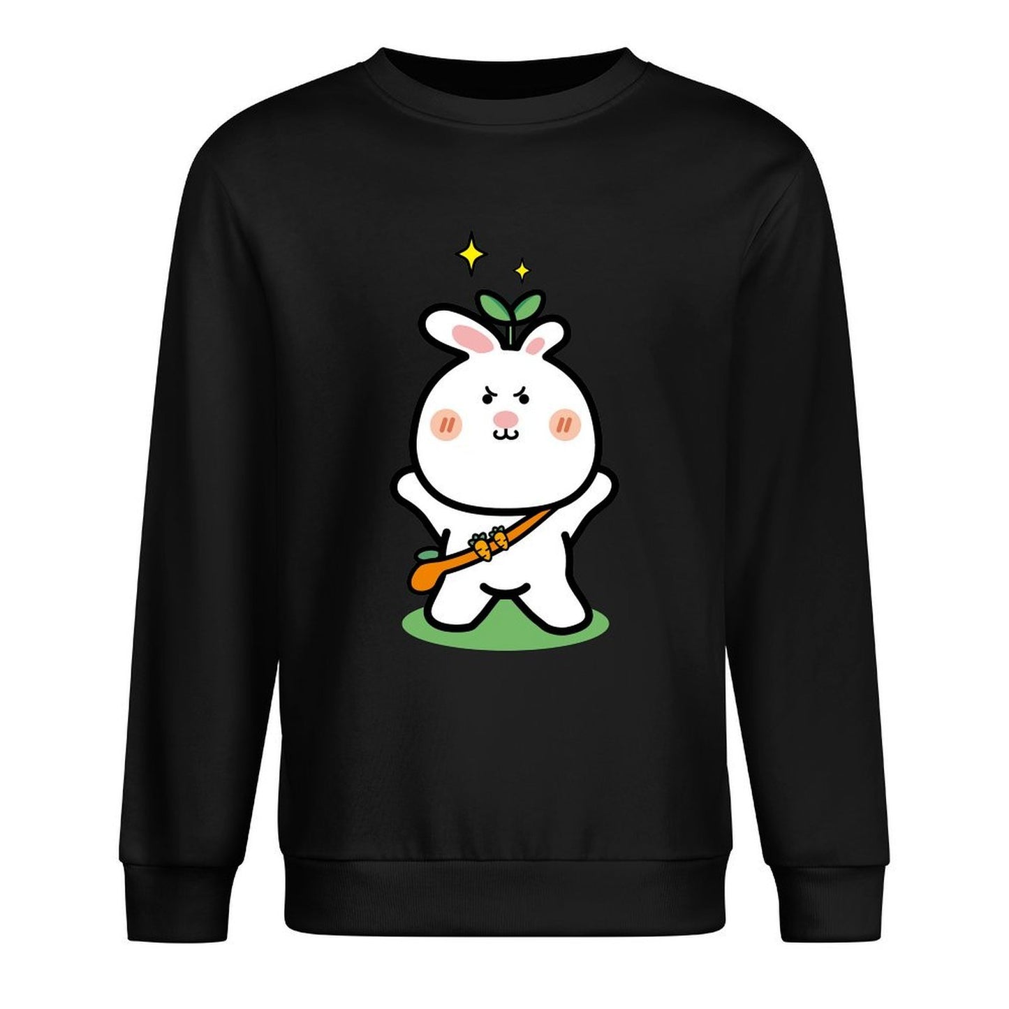 Front Patterned Long Sleeve TopSoft Tear-Resistant