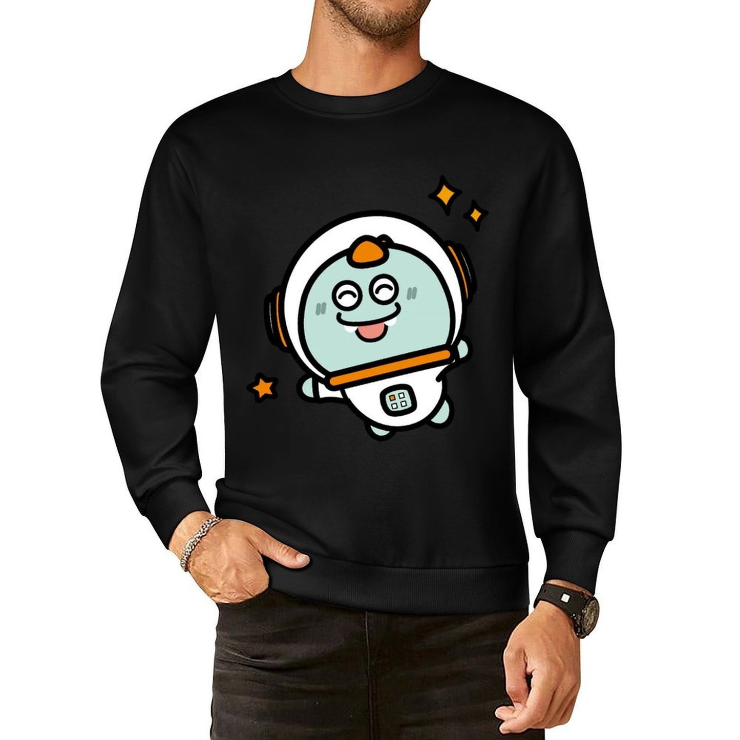 IPBR 250g Crew Neck Long Sleeve Sweatshirt Front GraphicCrew Neck Long Sleeve Sweatshirt4001217