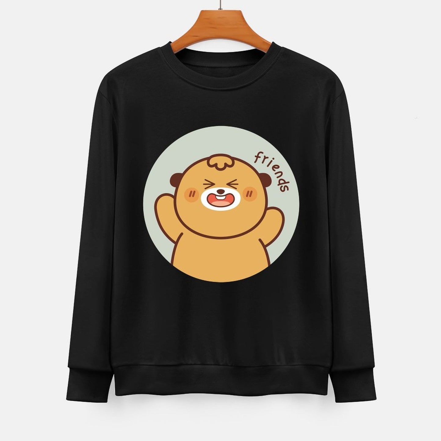  Front Patterned Long Sleeve TopPure Series