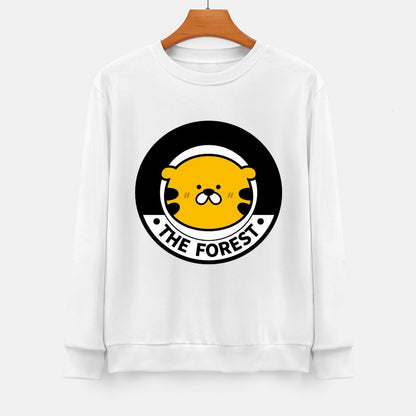 Front Patterned Long Sleeve Top100% Cotton ActiveWear