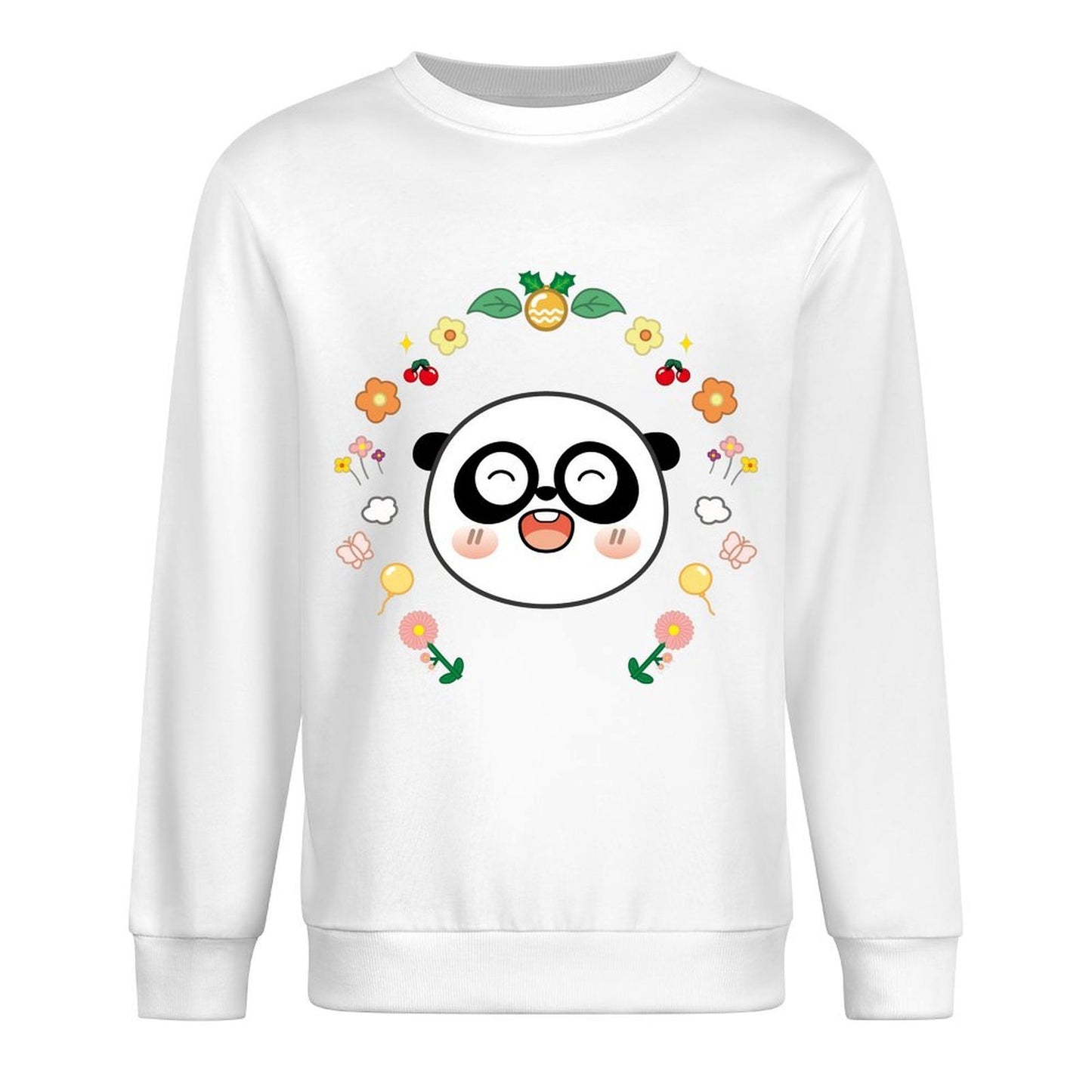 Front Patterned Long Sleeve TopLogo-Ready Neutral