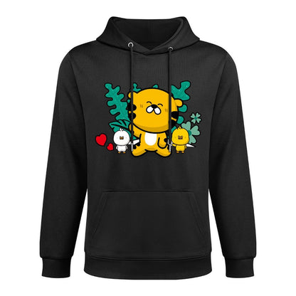 Shrink-Resistant Smooth Feel Front Graphic Hoodies