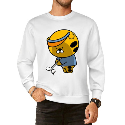 Front Patterned Long Sleeve TopClassic Sport