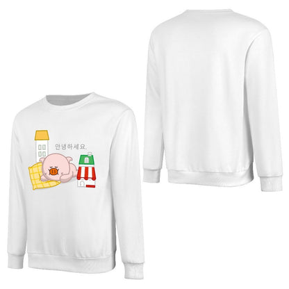 Front Patterned Long Sleeve TopWeekend Daily