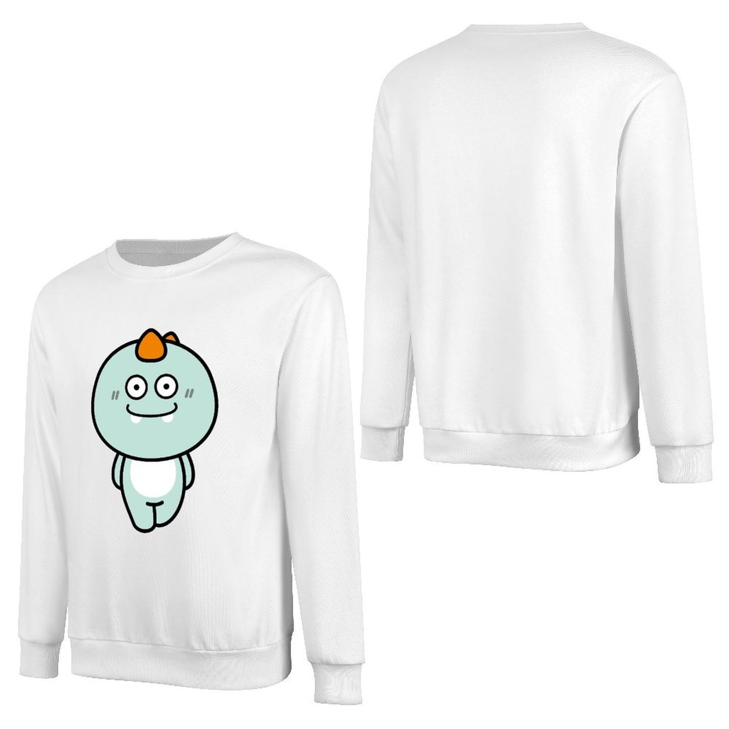 Front Patterned Long Sleeve TopPremium Finish Pure