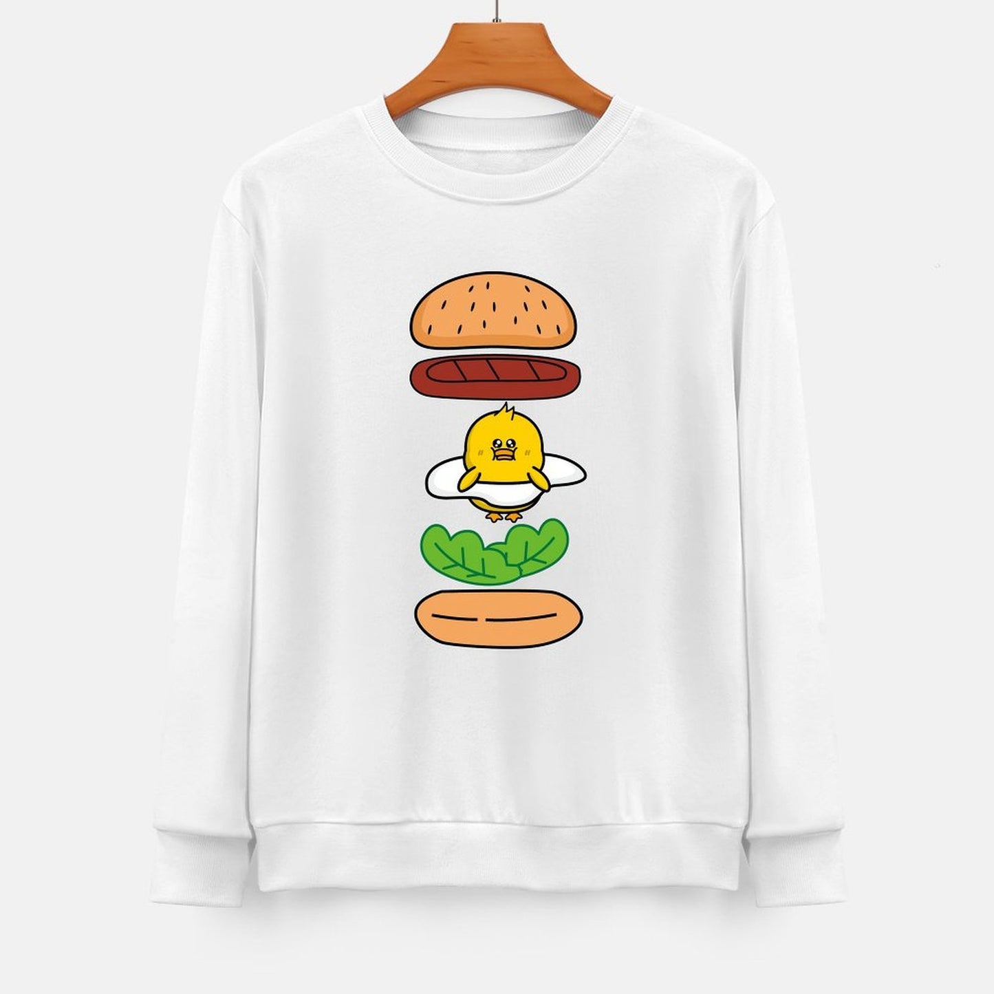 Front Patterned Long Sleeve TopEverydayFit Design-Your-Own