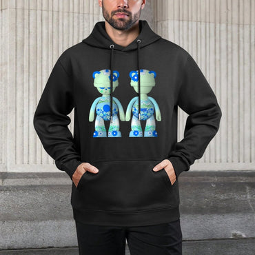IPIB 250g Hooded Pocket Sweatshirt Front GraphicMen's Hooded  Sweatshirt6000080-1
