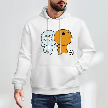 ActiveWear Double-Stitched Front Graphic Hoodies