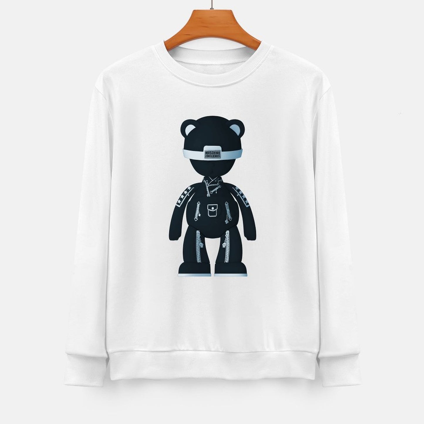 Long Sleeve With Front PatternFitted Clean Edges