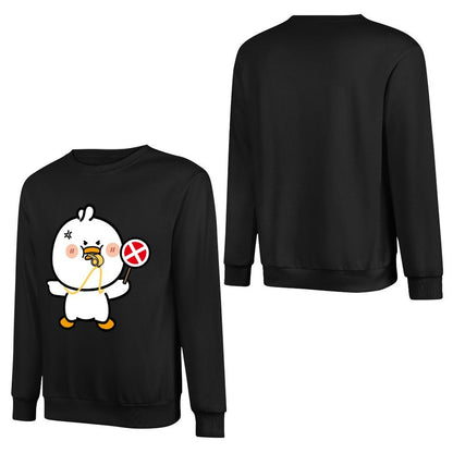 Front Patterned Long Sleeve TopAllSeason Tear-Resistant