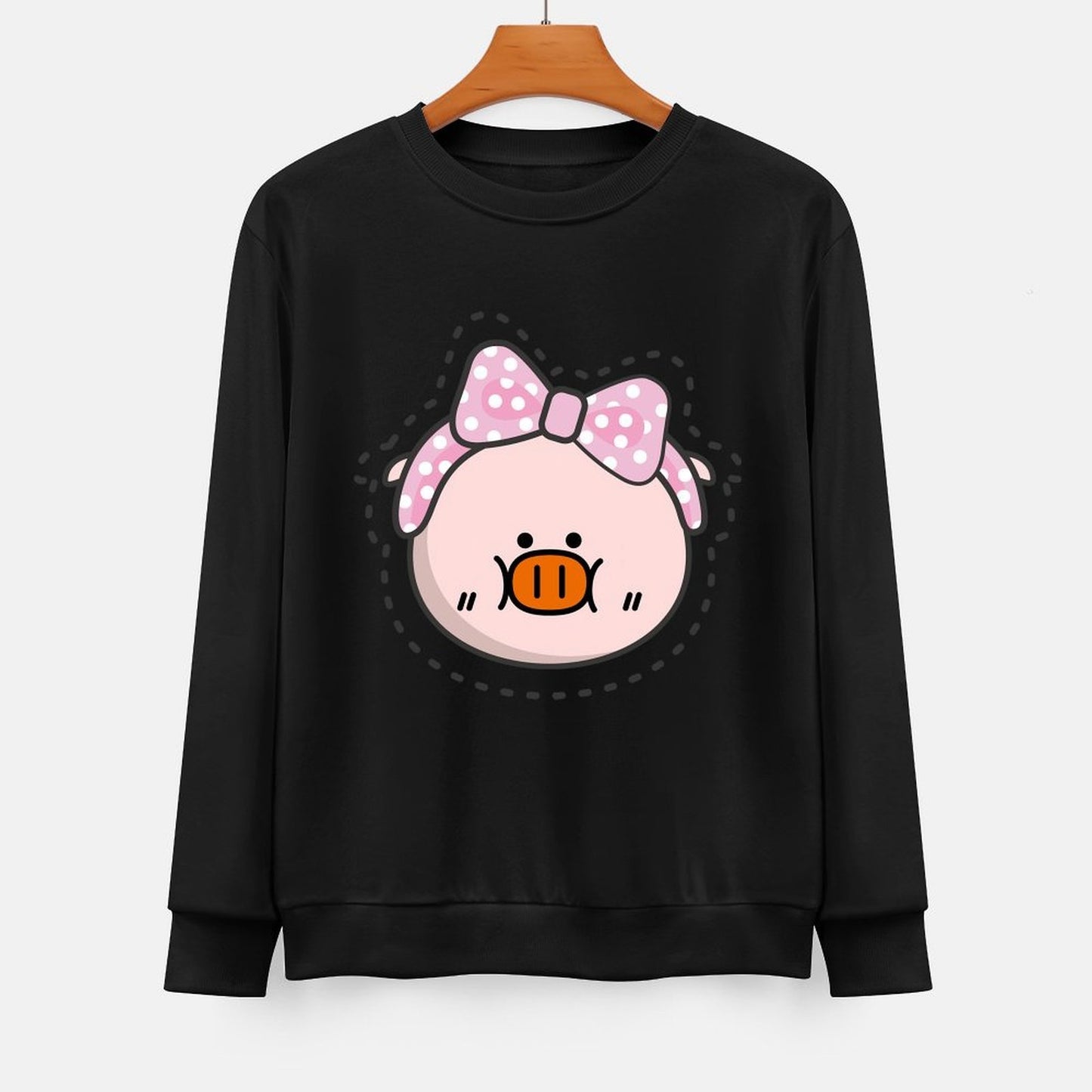 Front Patterned Long Sleeve TopModern ActiveWear