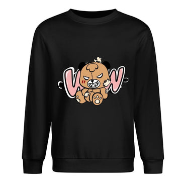 Front Patterned Long Sleeve TopHeat-Transfer ClassicFit