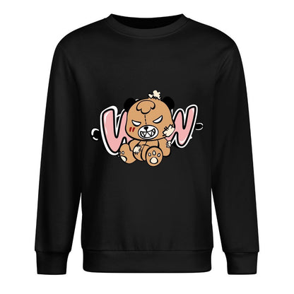 Front Patterned Long Sleeve TopHeat-Transfer ClassicFit