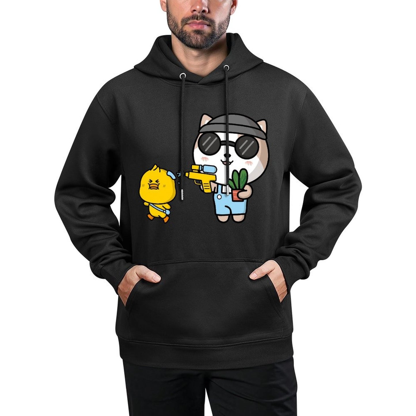 IPBR 250g Hooded Pocket Sweatshirt Front GraphicMen's Hooded  Sweatshirt4001454