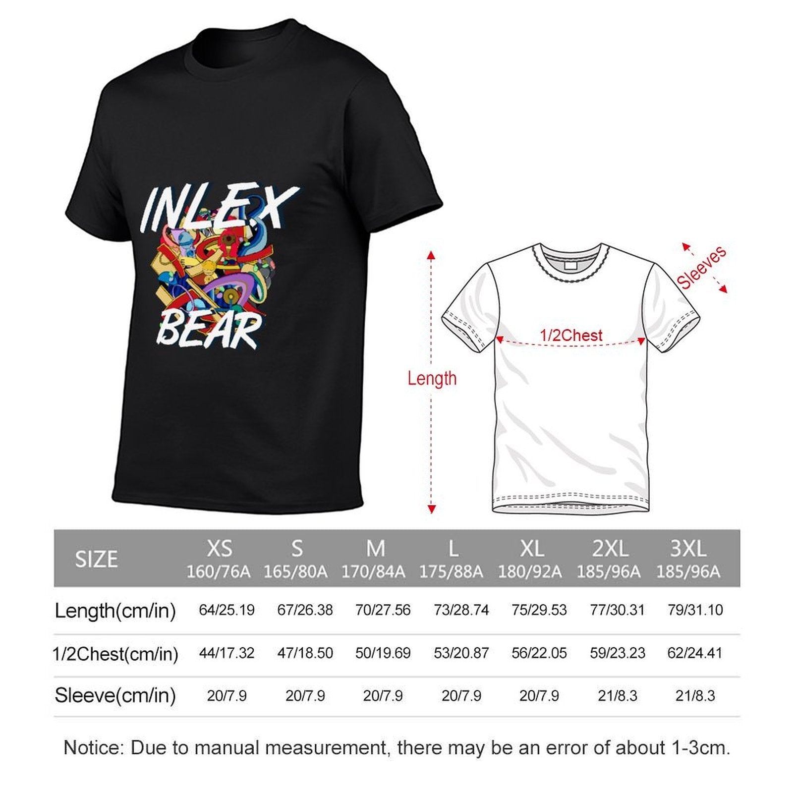 Inlex Bear T-shirtsSoftFeel Tear-Resistant T-Shirt