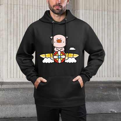 Fundraising Street Front Graphic Hoodies