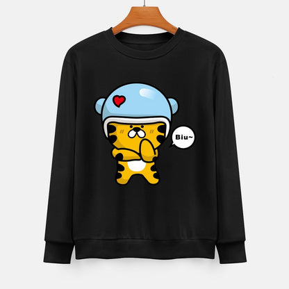  Front Patterned Long Sleeve TopActiveWear Wrinkle-Free