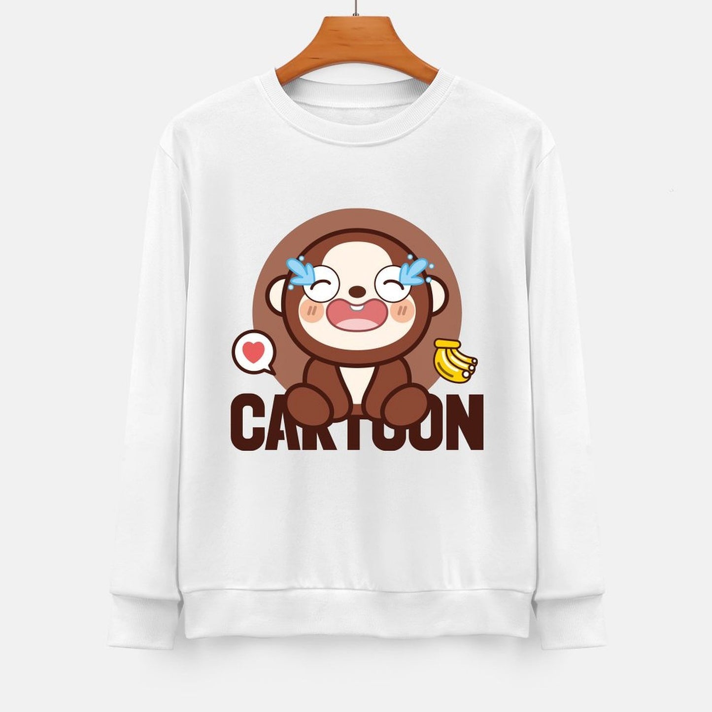 Front Patterned Long Sleeve TopSmoothWear ActiveLine