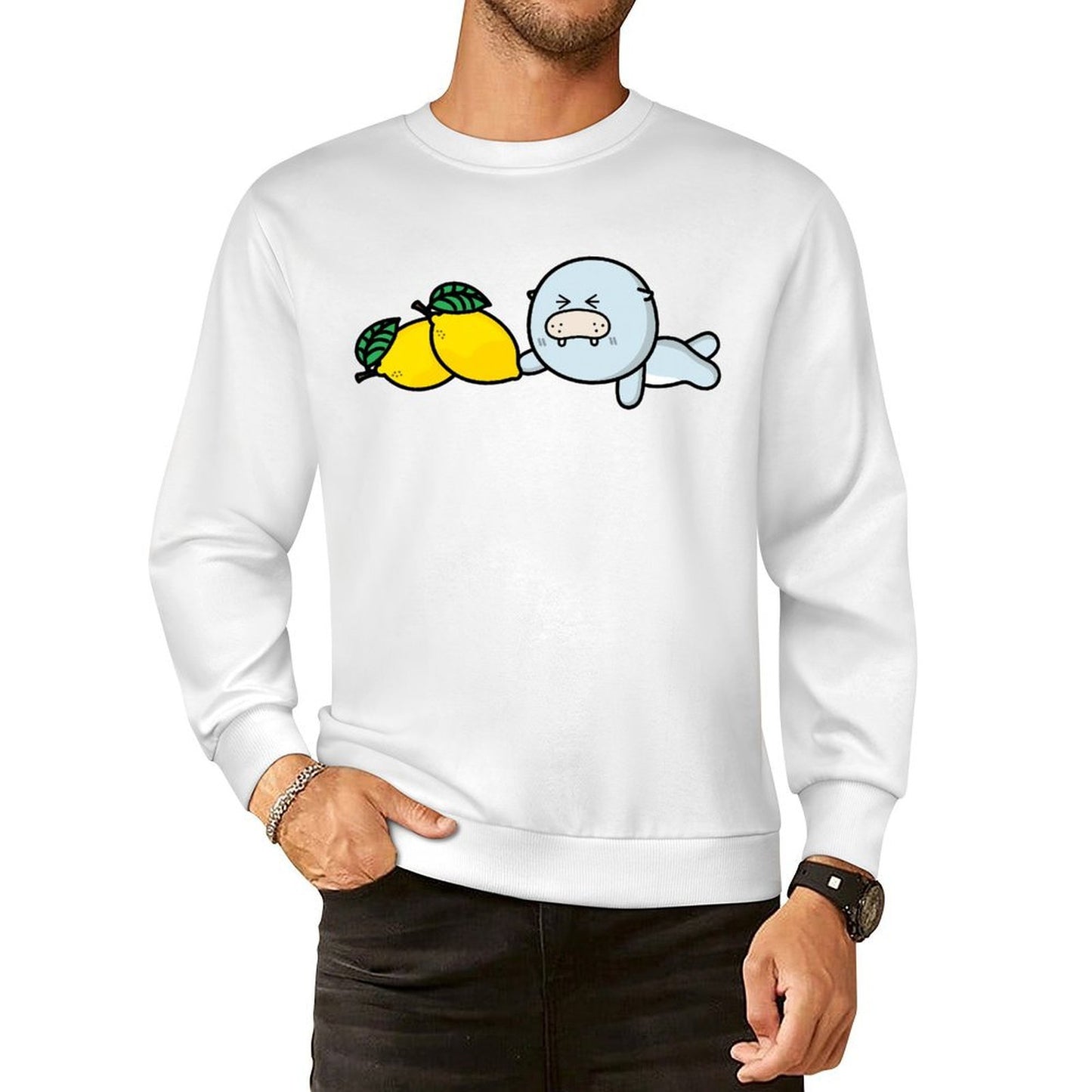 Front Patterned Long Sleeve TopPromotional Wrinkle-Free