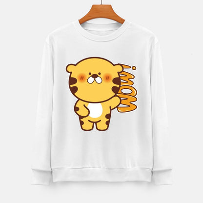 Front Patterned Long Sleeve TopSoft-Touch Solid